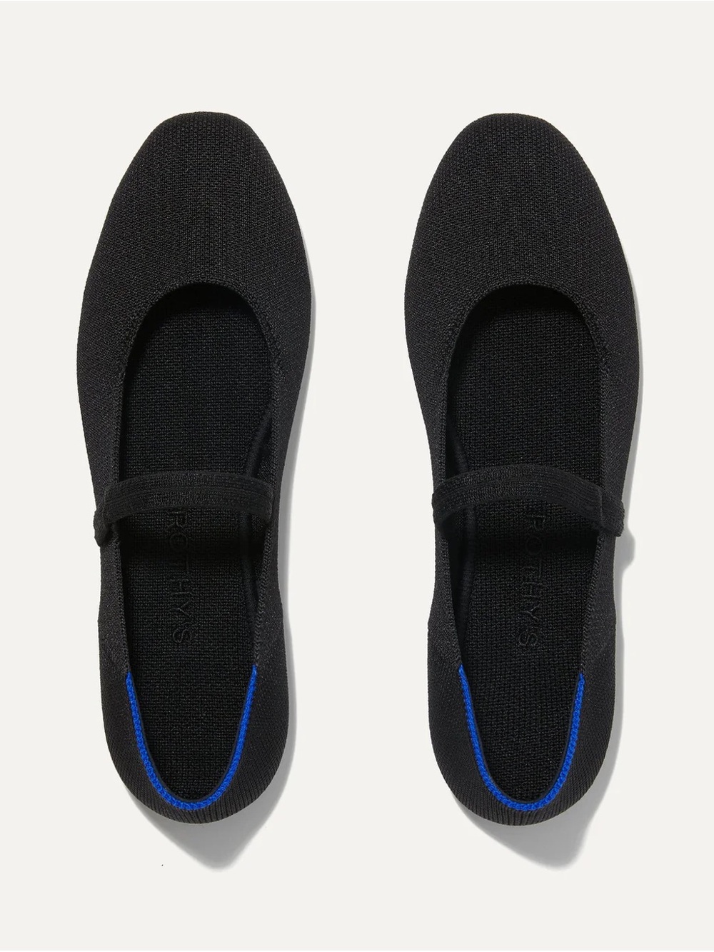Rothy’s | Women's Black Knit Mary Jane Flats
